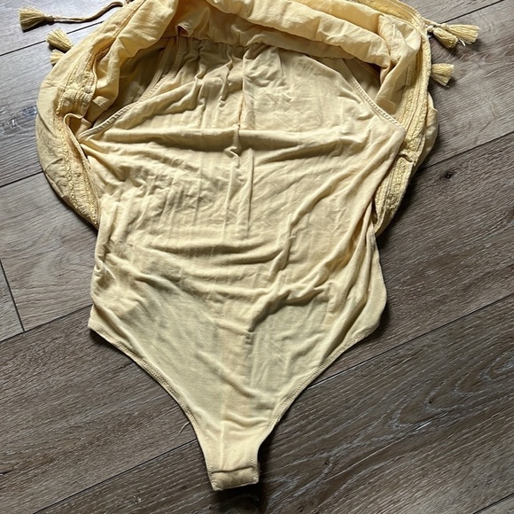 Intimately Free People Trust Me Bodysuit Tank in Yellow - Picture 9 of 11